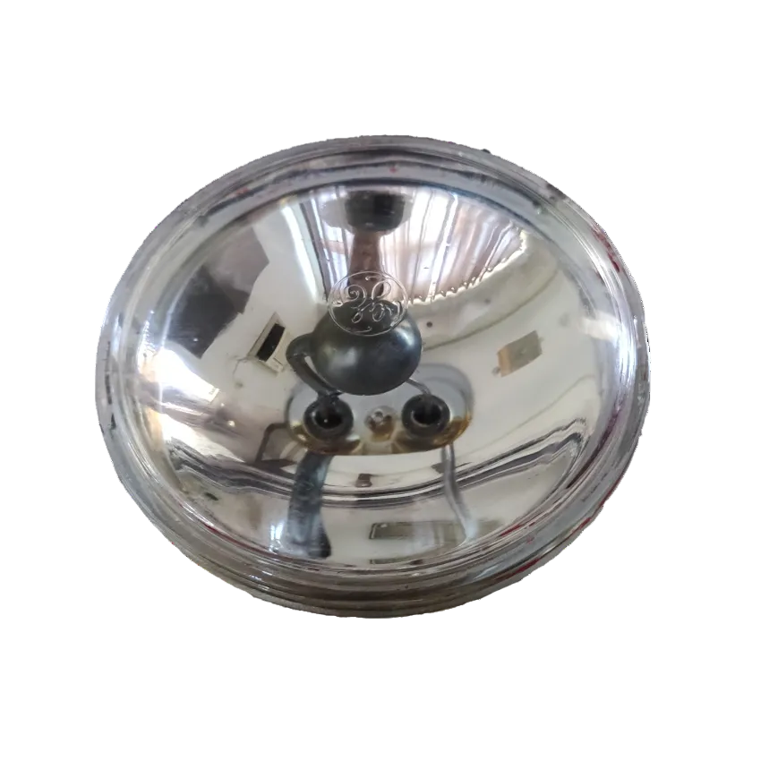 GE sealed beam 12V 30W spotlight incandescent bulb with reflective glass and GE logo