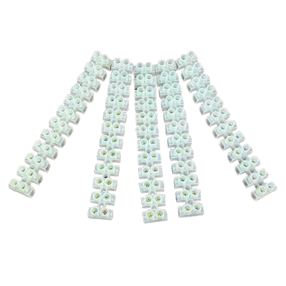 Grippes 5A 12 Pairs  PVC Terminal Block (5Pcs)