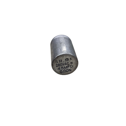 Motor Running Capacitor 280V cylindrical metal 4.8 MFD replacement part from China for fan motors