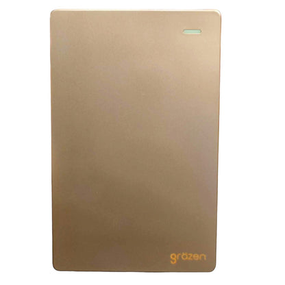 Grazen 1 Gang 1 Way with Plate Cover 16A 220v GW-001 Available in Black, White, Grey and Gold