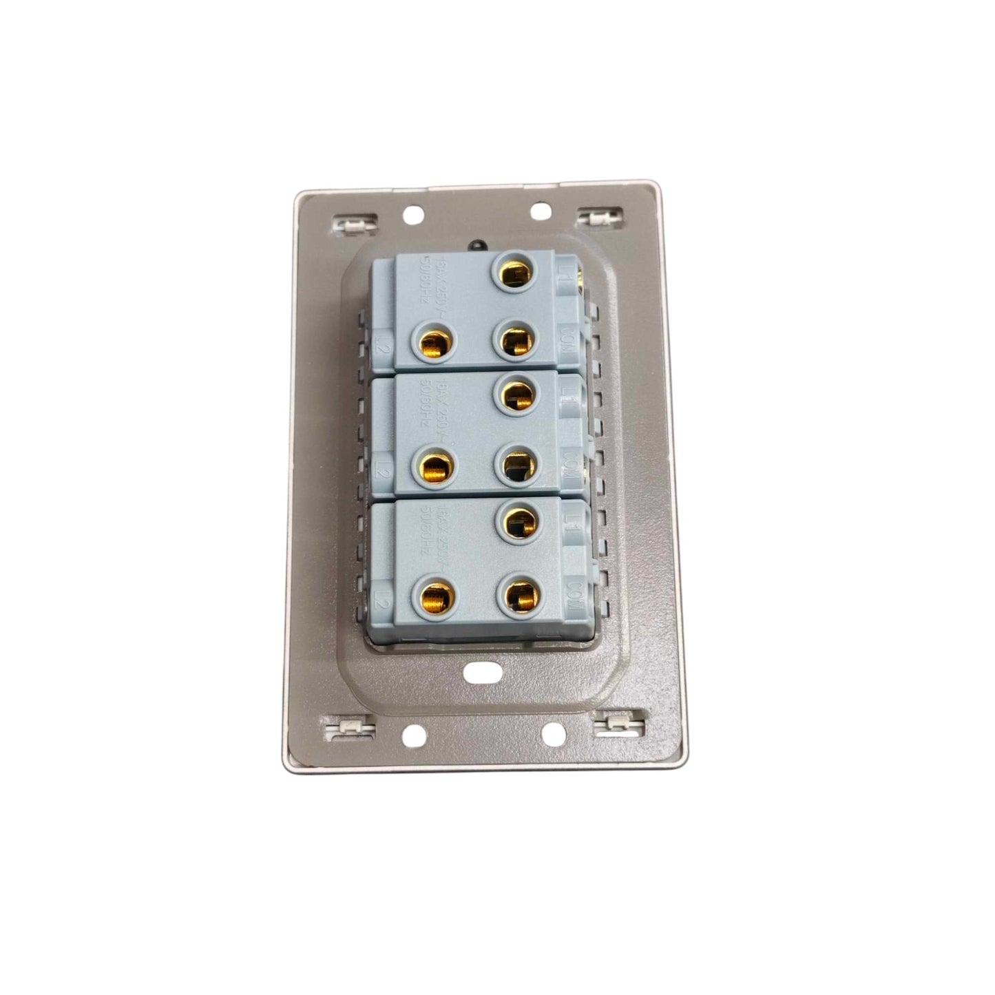 Grazen 3 Gang 3 Way Switch with Plate Cover 16A 220V GW-006