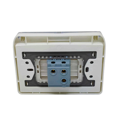 Grazen Weatherproof Cover with 1 Gang 3 Way Switch 16A 220V WC-019-W+GW-002
