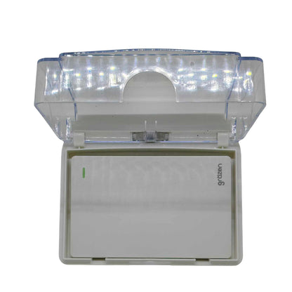 Grazen Weatherproof Cover with 1 Gang 3 Way Switch 16A 220V WC-019-W+GW-002