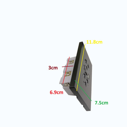 Grazen Duplex GFCI Outlet 20A 250V 6mA sensitivity 11ms response time