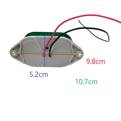 Green LED Warning Light 220V, Blinker Blinking Light, Industrial Warning Lamp