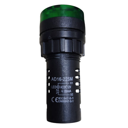 Green Panel Buzzer with LED Lamp Indicator Available in 12V 24V or 220V Electx Electrical Supply