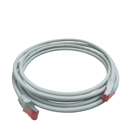 Grippes Cat 6 UTP Gray Patch Cord Cable 24AWG 3 Meters