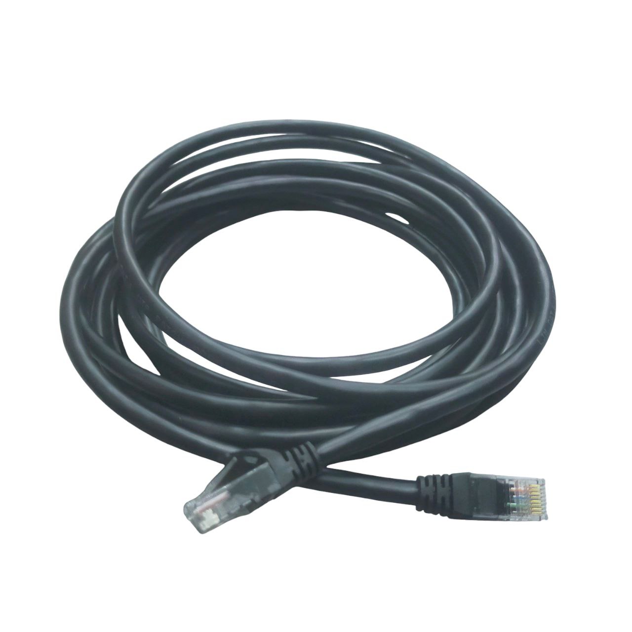 Grippes Cat 6 UTP Patch Cord Cable 24AWG 4Pairs 5meters Black