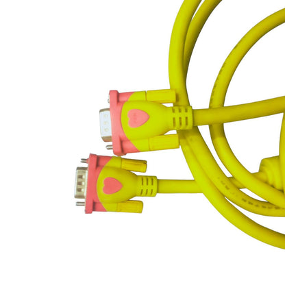 Grippes VGA Male to Male 3 Meters Durable and Reliable Adapter Yellow