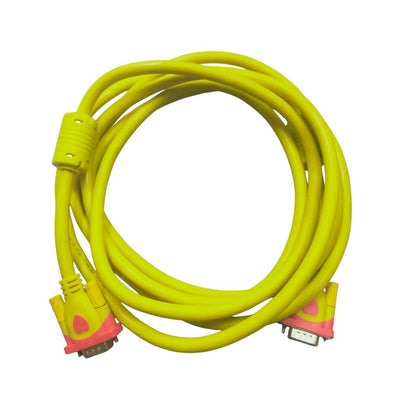 Grippes VGA Male to Male 3 Meters Durable and Reliable Adapter Yellow