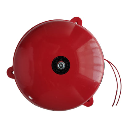 Grippes 10 Inches Fire Alarm Bell Red Round Bell 250mm 220VAC Electx Electrical Supply