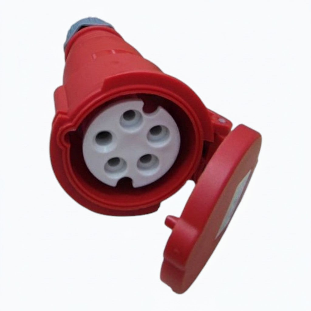 Grippes 16A 3P+N+E 220V-415V Industrial Outlet Connector  Industrial Coupler Female Connector IP44 Weatherproof