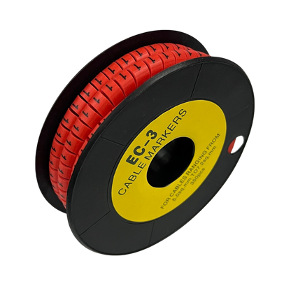 Grippes (1) Cable Marker Red 5.0mm to 7.2mm 350pcs
