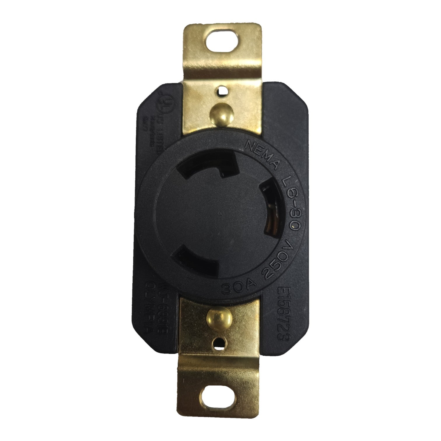 Grippes 30A Twist Lock Outlet 2P+E (3P) 250V (NEMA L6) WJ6331B, Twistlock  Electx Electrical Supply