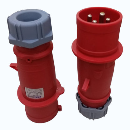 Grippes 32A 3P+E 250V-415V Industrial Plug IP44 Weatherproof
