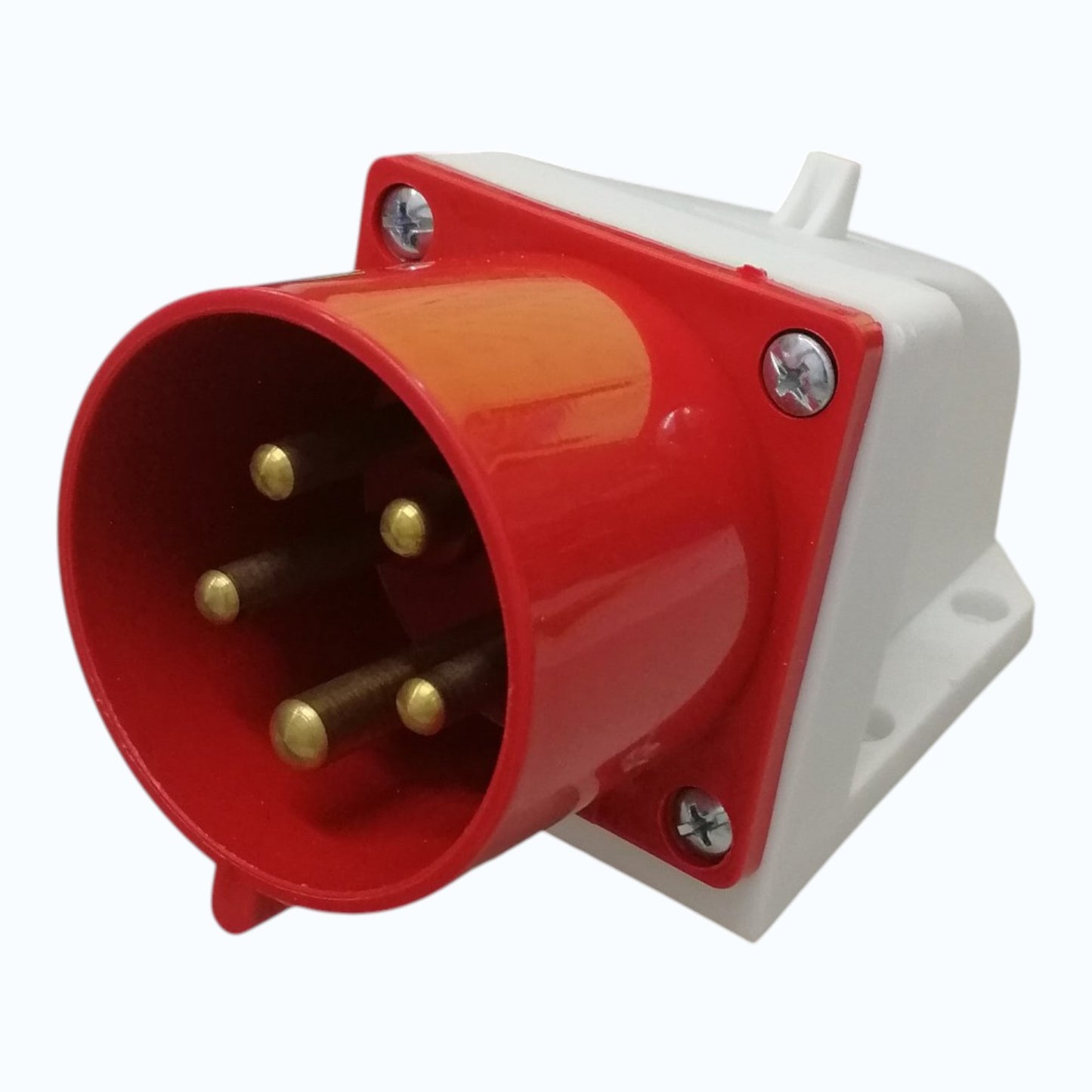 Grippes 32A 3P+N+E 220V-415V Industrial Male Plug Wall Type , Industrial Surface-Mount Male Socket Weatherproof