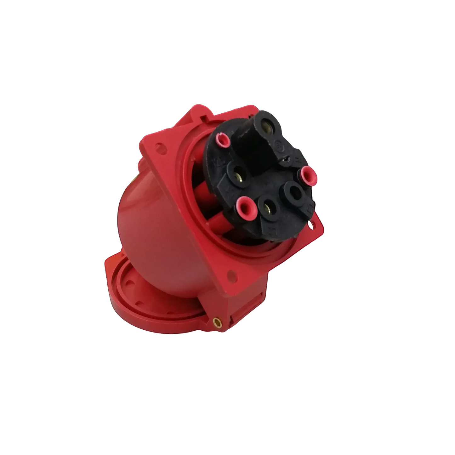 Grippes 32A 3P+N+E 250V-415V Industrial Outlet Chassis Type , Industrial Panel-Mount Socket Weatherproof