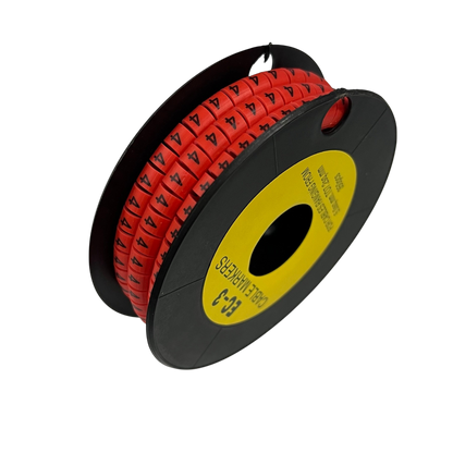 Grippes (4) Cable Marker Red 5.0mm to 7.2mm 350pcs