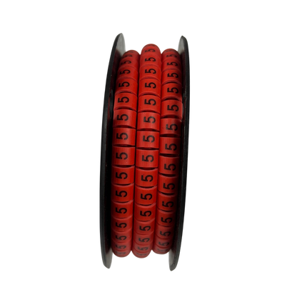 Grippes (5) Cable Marker Red 5.0mm to 7.2mm 350pcs