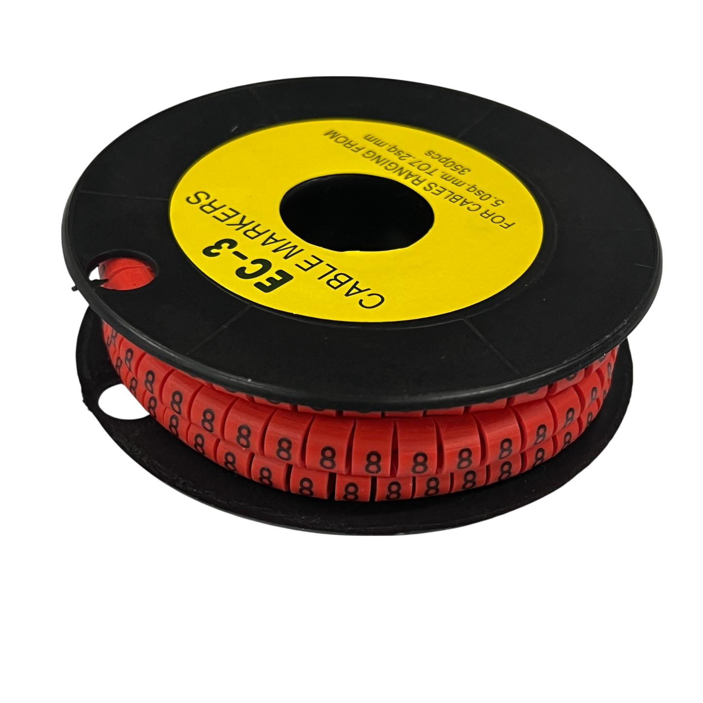 Grippes (8) Cable Marker Red 5.0mm to 7.2mm 350pcs