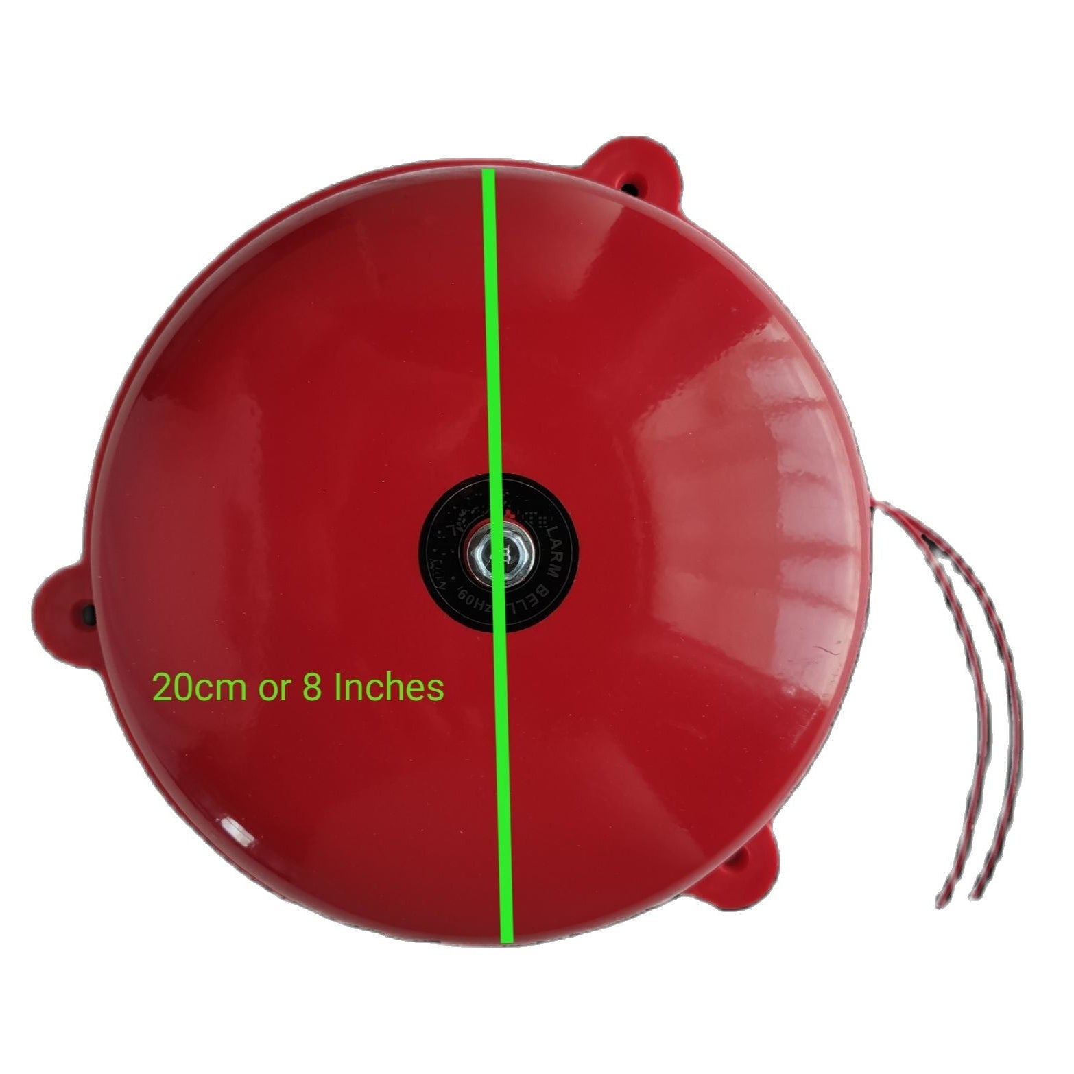 Grippes 8 Inches Round Bell Fire Alarm Bell 200mm Red 220V Electx Electrical Supply 1