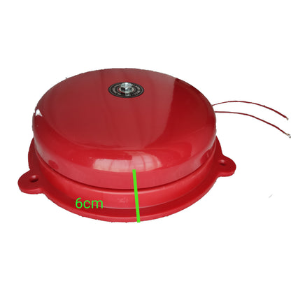 Grippes 8 Inches Round Bell Fire Alarm Bell 200mm Red 220V