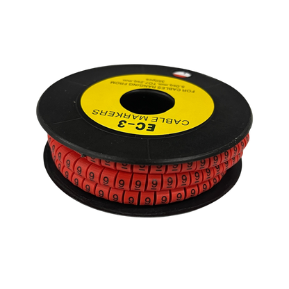 Grippes (9) Cable Marker Red 5.0mm to 7.2mm 350pcs