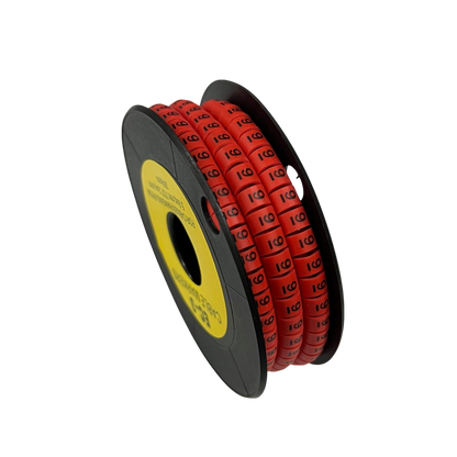 Grippes (9) Cable Marker Red 5.0mm to 7.2mm 350pcs