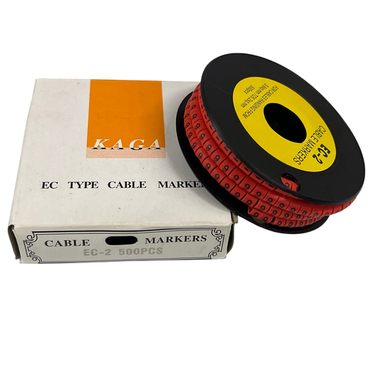 Grippes (9) Cable Marker 3.6mm to 5.2mm 500pcs per Roll Red