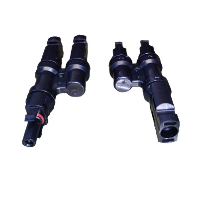 ZwitseRise MC4 connector 1x2 IP67 for secure electrical connections in outdoor applications