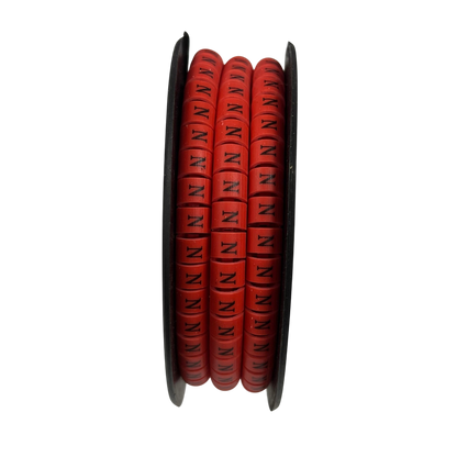 Grippes (N) Cable Marker Red 5.0mm to 7.2mm 350pcs