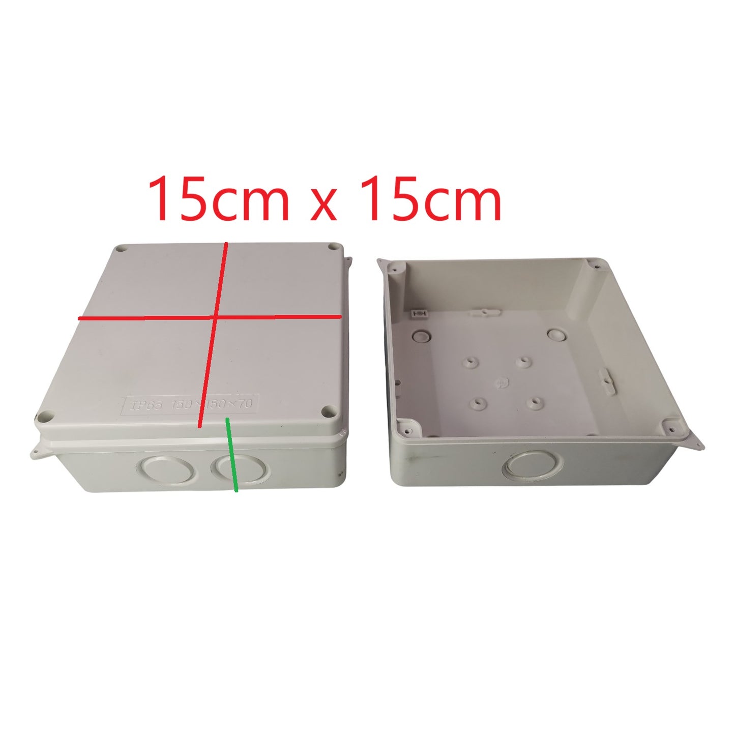 Grippes PVC Box 150x150x70 N type, Plastic Box, Plastic Junction Box Weather Proof for CCTV Wire Connection
