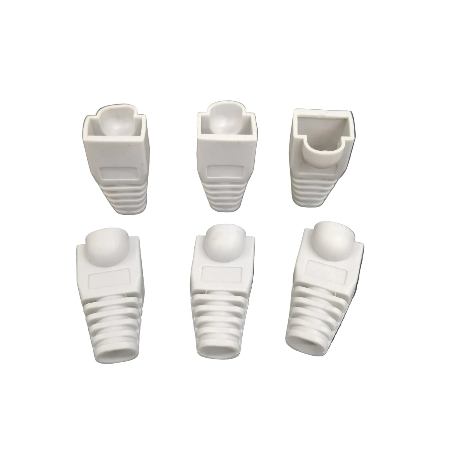 Grippes Rubber Boot RJ45 Rubber Boot, Cat5 and Cat6 Rubber Boot Gray