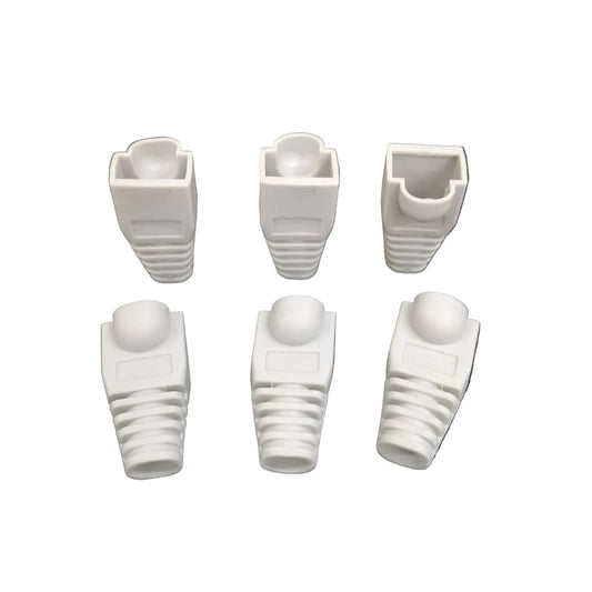 Grippes Rubber Boot RJ45 Rubber Boot, Cat5 and Cat6 Rubber Boot Gray