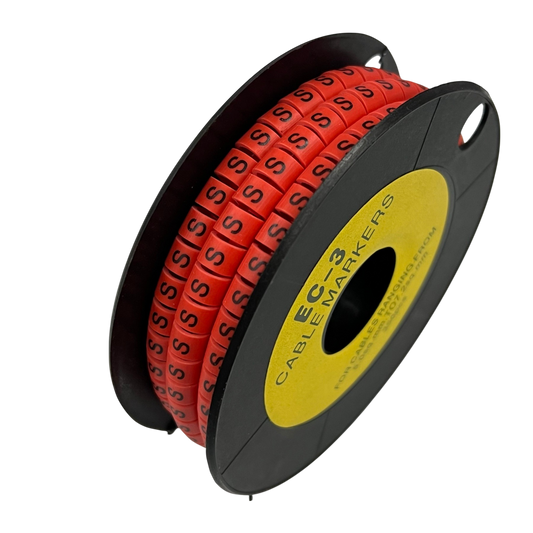 Grippes (S) Cable Marker Red 5.0mm to 7.2mm 350pcs