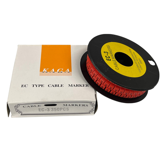 Grippes (Y) Cable Marker Red 5.0mm to 7.2mm 350pcs