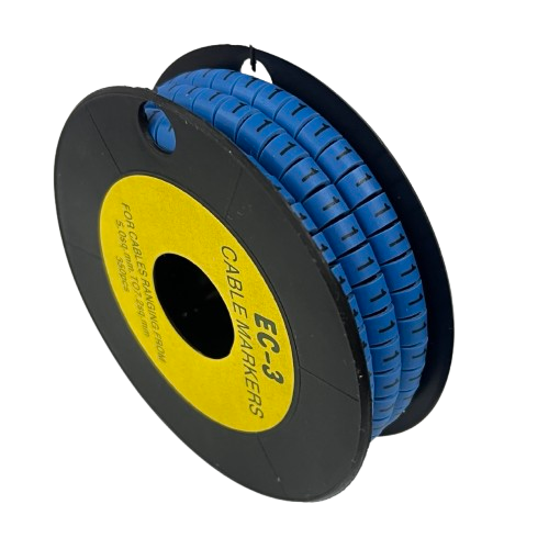 Grippes (1) Cable Marker 5.0mm to 7.2mm (350pcs) Blue