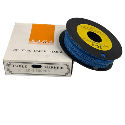 Grippes (2) Cable Marker 5.0mm to 7.2mm (350pcs) Blue    EC-3B(2)