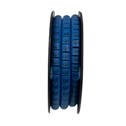 Grippes (3) Cable Marker 5.0mm to 7.2mm (350pcs) Blue   EC-3B(3)