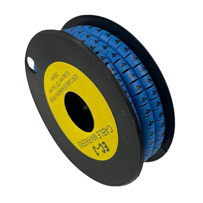 Grippes (4) Cable Marker 5.0mm to 7.2mm (350pcs) Blue