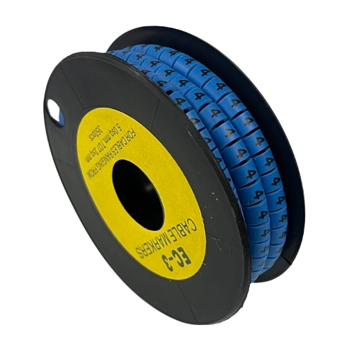 Grippes (4) Cable Marker 5.0mm to 7.2mm (350pcs) Blue