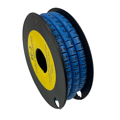 Grippes (5) Cable Marker 5.0mm to 7.2mm (350pcs) Blue