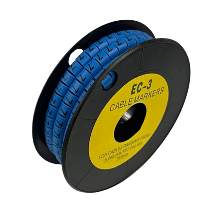 Grippes (7) Cable Marker 5.0mm to 7.2mm  (350pcs) Blue