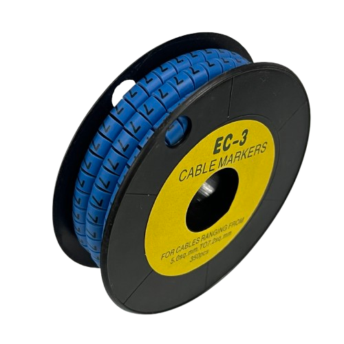 Grippes (7) Cable Marker 5.0mm to 7.2mm  (350pcs) Blue
