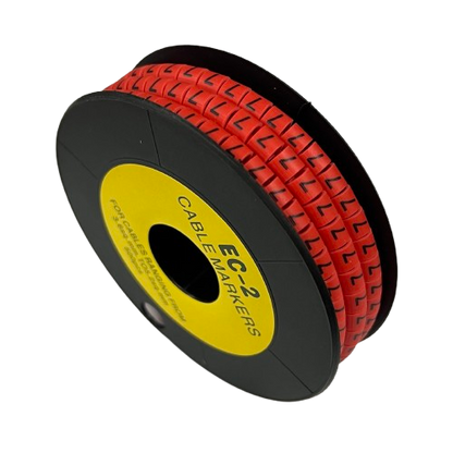 Grippes (7) Cable Marker 3.6mm to 5.2mm 500pcs per Roll Red