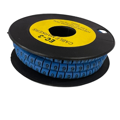 Grippes (9) Cable Marker 5.0mm to 7.2mm (350pcs) Blue