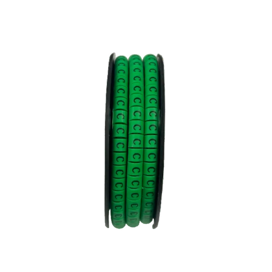Grippes (C) Cable Marker 3.6mm to 5.2mm 500pcs EC-2G  Wire Tagging