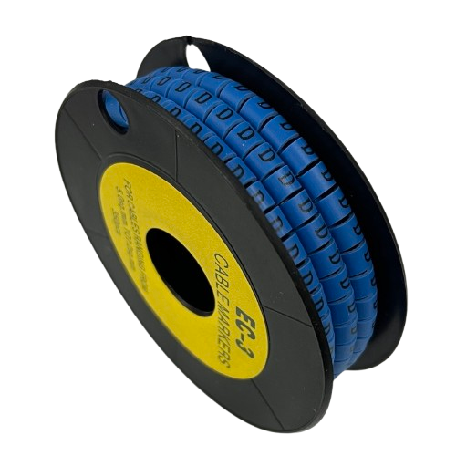 Grippes (D) Cable Marker 5.0mm to 7.2mm  (350pcs) Blue