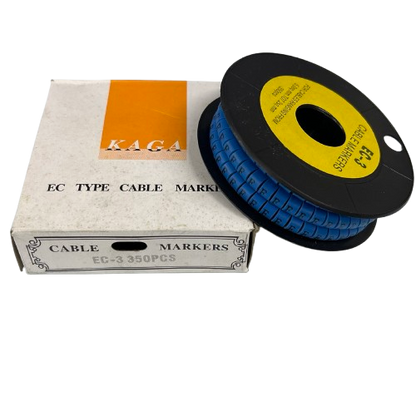 Grippes (F) Cable Marker 5.0mm to 7.2mm (350pcs) Blue