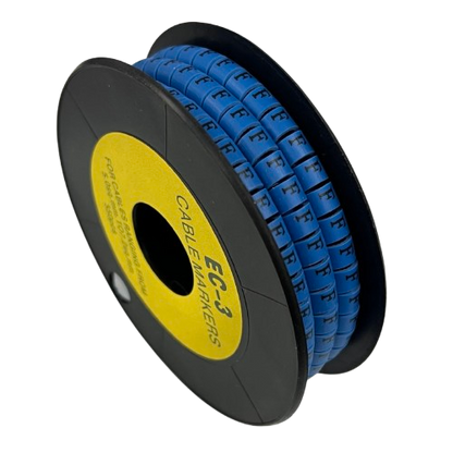 Grippes (F) Cable Marker 5.0mm to 7.2mm (350pcs) Blue